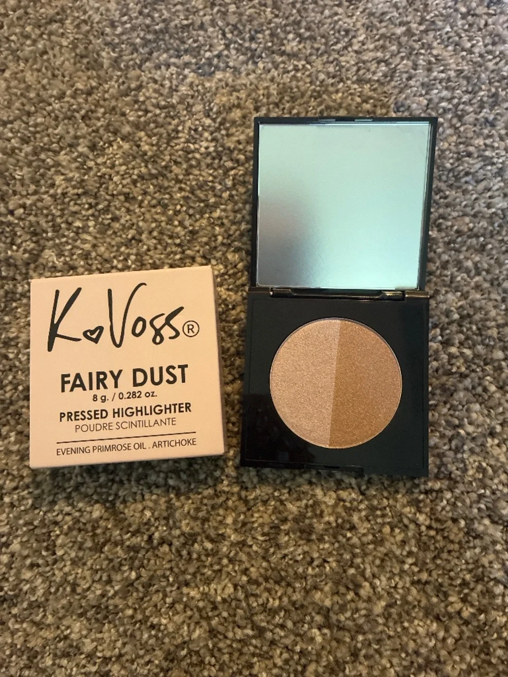 K Voss Fairy Dust Pressed Highlighter Moonlight Starkissed